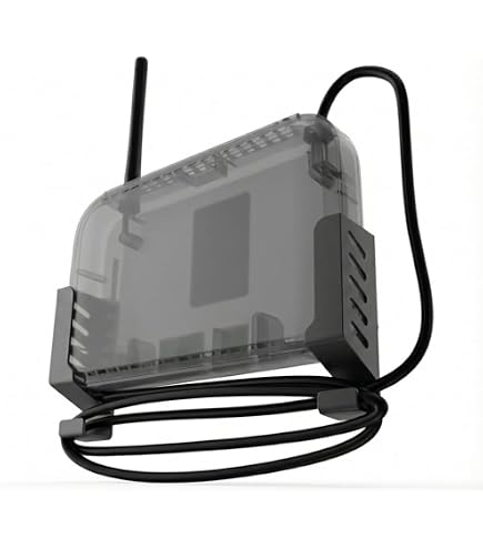 1x Staffa muro - supporto adattatore a parete per il Modem Sky