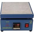Electronic Heating Station,200x200mm AC 500W Three-dimensional Cooling Hole Digital LCD Electronic Hot Plate Preheating Stati