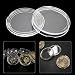 Produktbild 50 stücke 44mm münz kapseln runde münzfall acryl münze vitrine kunststoff bitcoin sammlung halter lagerbehälter für sammler von yunhigh