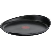 Tefal Ingenio Cast Aluminium Crepe Pan, 27 cm, Black | Non-stick Induction Pan for Baking, Scraping and Preserving, Compatibl