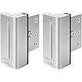 2 x Home Security Door Lock - Easy to Install & Use Childproof Door Reinforcement Lock (2 Pack) - 12 x Stronger Than a Conventional Dead Bolt