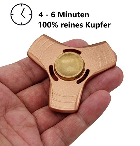 SINDTOP Fidget Spinner Hand Spinner for Stress reduction ADD ADHS ADHD EDC Calming Nervous Fear Autism Adult Children Copper made of metal Copper Brass SINDTOP Fidget Spinner Hand Spinner for Stress reduction ADD ADHS ADHD EDC Calming Nervous Fear Autism Adult Children Copper made of metal Copper Brass