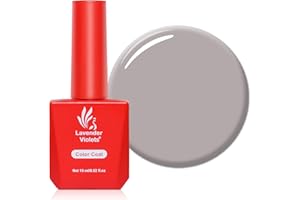 Lavender Violets 15ml Vernis Gris Couleur Gel Semi-Permanent Soak Off UV LED Vernis à ongles Contenu plus Manucure Pédicure Silver A0128