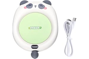 ‎CHINGDE Chingde Tragbar Tassenwärmer USB Elektrischer Kaffeewärmer, Kaffeetassenwärmer, Getränkewärmer, Candle Warmer, mit Temperaturanzeige, 3-Gang-Temperaturregelung, für Milch, Kaffee, Tee, Kakao (Panda)