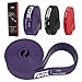 Produktbild featol Fitnessbänder mit Beutel & Übunsanleitung, Pull up Resistance Band/Klimmzugband Klimzughilfe in 3 Stärke, Widerstandsbänder Trainingsbänder für Ganzkörper