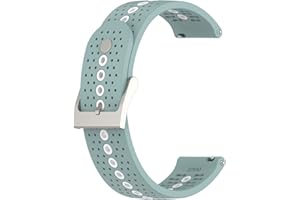 Chofit Bracelets compatibles avec Suunto 5 Peak, bracelet de rechange en silicone de 22 mm avec trous colorés, accessoires pour montre intelligente Suunto 5 Peak (ardoise)