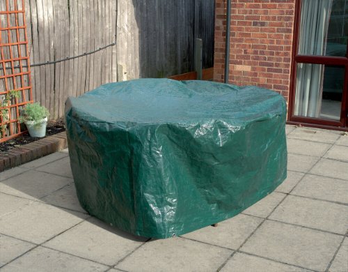 Draper 76232 Rund Schutzhülle für Gartenmöbel-Garnitur 190 cm x 80 cm