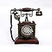 Produktbild LLP LM Zuhause Retro Telefon Festnetz Drehen Sie den Knopf Wohnzimmer Dekoration Telefon Festnetz
