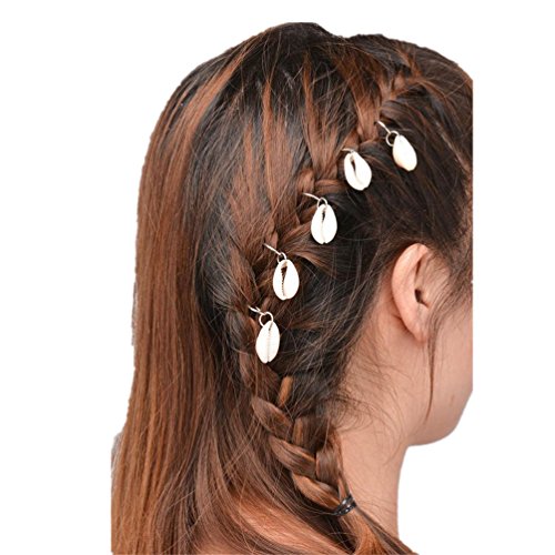 Preisvergleich Produktbild DOLDOA Haarspange Zubehör 20Pcs Frauen Persönlichkeit Braid Gold Silber Ring Haarspange Zubehör DIY (Gold A)