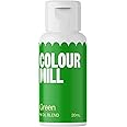 Colour Mill Oil Based Food Colouring Green - Next Generation Oil Based Food Colouring for Baking, Decorating, Icing and Cooking Food Dye DIY Slime and Crafts Making - 20 ml