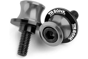 TREONK Supporti per Forcellone Posteriore - M10 Supporti Cavalletto Alluminio per Z750 2006-2017 Z750R 2011-2015 Versys 1000 2012-2015 Versys 650 2003-2014 Ninja250sl 2015-2016 125 Duke 2012-2015