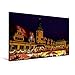 Produktbild Calvendo Premium Textil-Leinwand 90 cm x 60 cm quer, Weihnachtsmarkt | Wandbild, Bild auf Keilrahmen, Fertigbild auf echter Leinwand, Leinwanddruck: Reise durch Leipzig Orte Orte