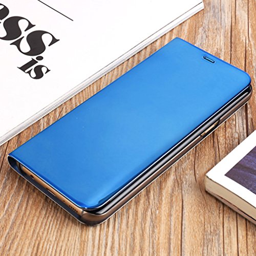 Funda Samsung S8 Plus Clear View Standing Cover  Aursen Carcasa Case para Samsung Galaxy S8 Plus  color azul