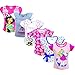 FOREVER PRINCESS GIRLS HALFSLEEVES TOP PACK OF 6 RS.899.00