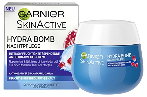 Garnier SkinActive Hydra Bomb Nachtpflege, Intensive Gel-Creme mit Granatapfel & Amla, 1er Pack (1 x 50 ml) - 3