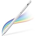 Portronics Glide Stylus Pencil for iPad Tablets with Angle Tilt Sensitivity, Palm Rejection, Attaches Magnetically, Battery LED Indicator, Type-C Charging, Stylus Pen for iPads (White)
