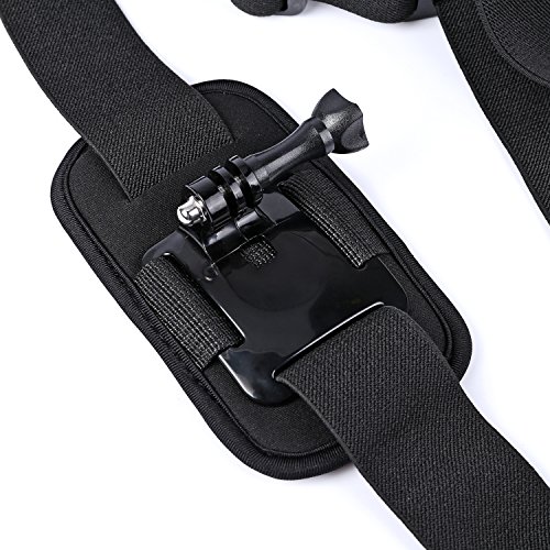 Hapurs Chest Schultergurt Berg Harness Einzel-Schulter-Videokamera -Schulter-Brustgurt Unterstützt Gurt für GoPro Hero 2 3, GoPro HD, GoPro HERO 3+, GoPro Hero 4, Sj4000 Kamera - 8