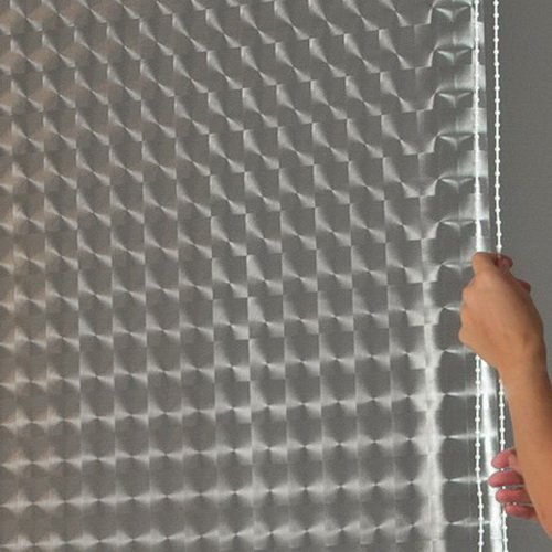 ECO-DuR 4024879002527 Kassetten ECK Duschrollo 137 x 62 cm weiß – Kreisel - 3