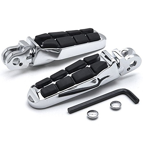 Rider Front & Rear Passenger Footrests Foot Pegs Motor Foot Rests 2PCS Fit For Triumph Speedmaster 2003 2004 2005 2006 2007 2008 2009 2010 2011 2012 2013