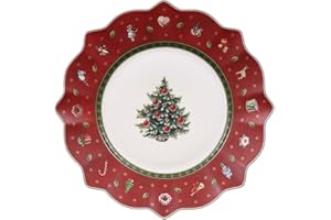 Villeroy & Boch Toy's Delight Talerz Śniadaniowy, Porcelana, Czerwony, 240mm