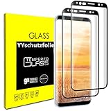 Galaxy S8 Plus Panzerglas Schutzfolie, [2 Stück] 9H Härte/Gute Qualität/Anti-Kratzer/Einfaches Anbringen/Anti-Öl/Displayschutz Gehärtetem Glas Displayschutzfolie Folie für Samsung Galaxy S8 Plus