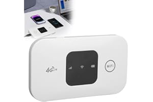 Portable WiFi Router for Travel, Afenau 4G LTE Portable WiFi Hotspot With SIM Card Slot, Internet Dongle Pay as You Go, Mobile Hotspot, Mobile Wi-Fi Router for Home Office Travel