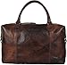 Produktbild Leder Reisetasche Herren Weekender Handgepäck Sporttasche Ledertasche Vintage Duffel Bag Wochenende Urlaub Schultertasche