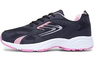 SHOE ZONE XL Womens Navy Lace Up Trainer