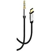 HEPU HP-20 AUX Kablosu Type-C Jack &Ccedil;evirici &Ouml;rg&uuml; Kablo Yapısı