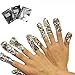 HBF 100 PCS Aluminium Foil Nail Wraps-Acrylic Gel Polish Remover-Trendy Manicure Tool