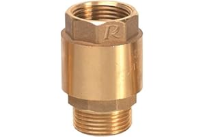 Ribiland - Valvola di ritegno ottone 1"1/4 uscita maschio/ingresso femmina - PRCAMF2 - Ribiland