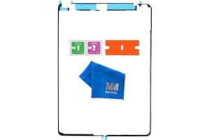 MMOBIEL LCD Joint Adhésif Sticker Autocollant Etanchéité Bandes Compatible avec iPad Air 2 2014 9.7 inch incl Chiffon de nettoyage Lames de rasoir Tampons