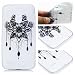 Produktbild HopMore LG K8 2018 Hülle Silikon Transparent Motiv Muster Kreativ Lustig Schutzhülle Durchsichtig Handyhülle für LG K9 2018 Ultra Dünn Stoßfest Gummi Case Cover Slim Bumper - Schwarzer Traumfänger