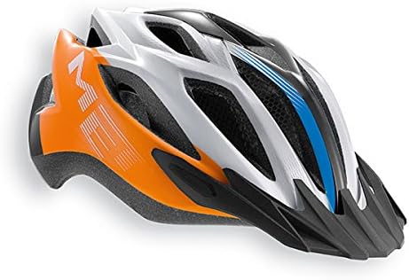 Met Crossover Helmet 2015, Orange/Cyan, Unisize 52-59cm