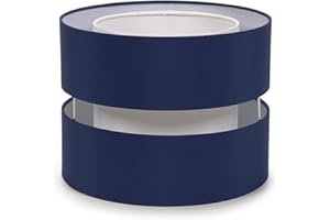 ValueLights | Large Navy Blue 2 Tier Pendant Drum Lampshade | Lamp Shades, Home Décor & Improvement Essential | 350mm Shade Width