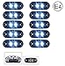 Produktbild 10 x LED 24V WEISS BEGRENZUNGSLEUCHTE POSITIONSLEUCHTE SEITENMARKIERUNGSLEUCHTE LKW E-Prüf E9