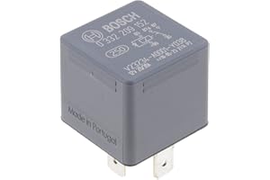BOSCH AUTOMOTIVE Bosch 0332209152 Micro-Relais 12V 30A, 5 Terminaux, Ip5K4, Résistance aux Températures Allant de -40° C À 100° C