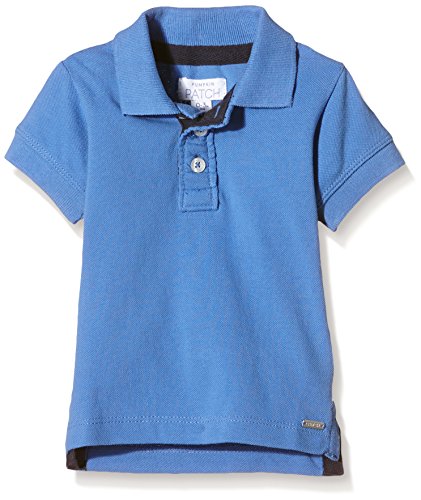 Pumpkin Patch Baby-Boys Joseph Plain Polo Shirt, Blue (Anchor Blue), 3-6 Months