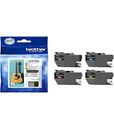 Cartuccia Inchiostro Ciano 1 GB Inks Compatibile Brother LC125XLC | 15 Ml | Per DCP-J4110DW, MFC-J4410DW E Altri