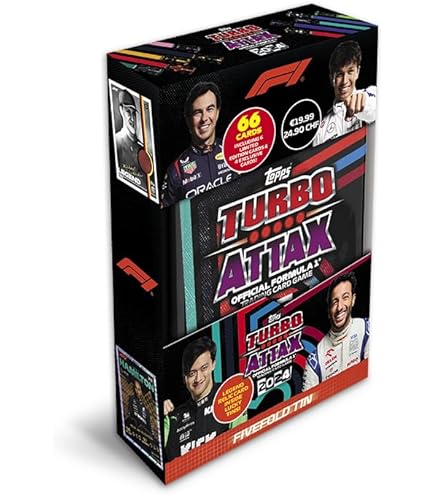 Topps F1 Turbo Attax vuelve en 2024 con una colección del 5º aniversario repleta de acción con