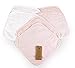 Produktbild Arus 6 Baby-Waschlappen, 2 in Weiß, 4 in Rosa, 30X30 cm