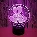 Produktbild XINTONGDA ICH Liebe Dich Bunte 3D Lichter Touch Acryl visuelle Lichter LED Bunte Gradienten Nachtlichter,1