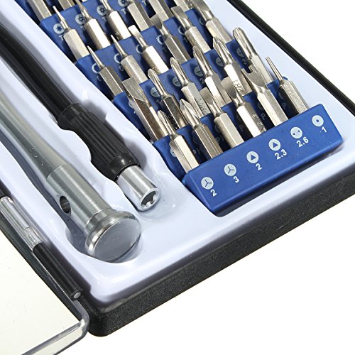 Schraubendreher Set,Drillpro 54-teilig Magnetische Präzisions Schraubendreher Reparatur Werkzeug set,Torque, Schlitz, Kreuzschlitz für elektronische Kleingeräte Handy Tablet PC Laptop Uhr Kamera Brill - 3