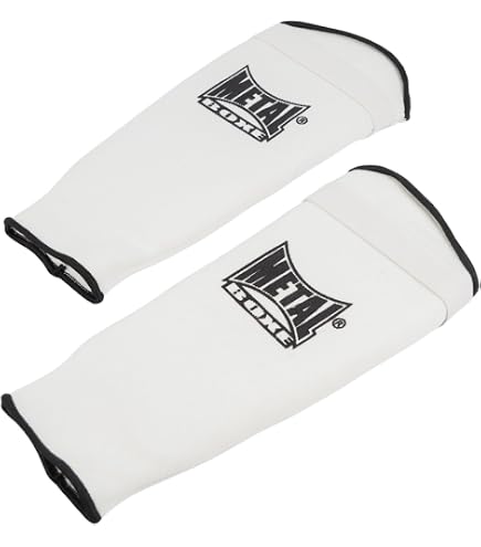 Protège-pieds Metal Boxe Rouge Taille L - Pour Full Contact, Karaté Contact, MMA
