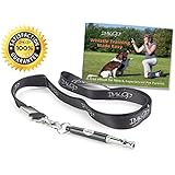 Hundepfeife Mit Training EBook Und Halsband - Hunde Pfeife büffelhorn für Hundetraining Und Welpen Erziehung -  Hund Wird Sofort Aufhören Zu Bellen -  Hundezubehör Sicher, Tierfreundlich und Lautlos