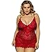 Produktbild Frau Sexy UnterwäSche Lustige Spitze In Temptation Chiffon Sling Rock Pyjamas , red , 7xl