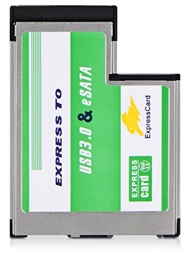 DONZO LT236 Express Card zu 1 Port USB 3.0 & ESATA 54 mm Adapter mit ASM1042+1153E Chipsatz - 3