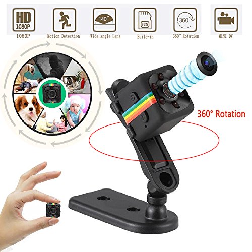 Preisvergleich Produktbild Spion Versteckte Drahtlose Mini-Kamera-MENYANG 1080P HD Tragbare Mini-Überwachungskamera Mit Nachtsicht / Bewegungserkennung, Perfekte Indoor Covert Überwachungskamera Für Zuhause, Büro, Auto, Drohne Etc.