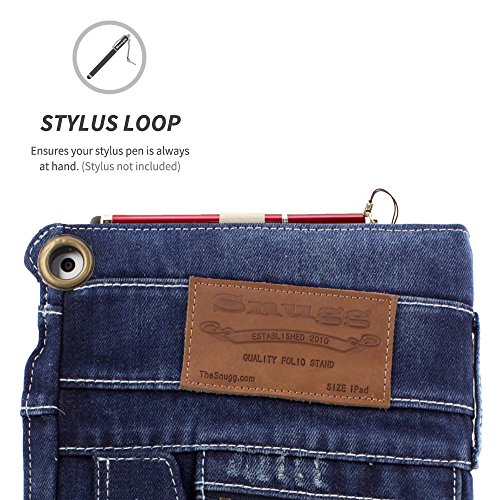 iPad Air 2 Hülle (Blau), Snugg – Smart Case mit lebenslanger Garantie + Sleep / Wake Funktion - 6