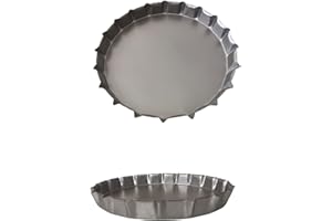 Generic Teglia per Focaccia Barese 36Ø cm in Ferro, Nero/Grigio